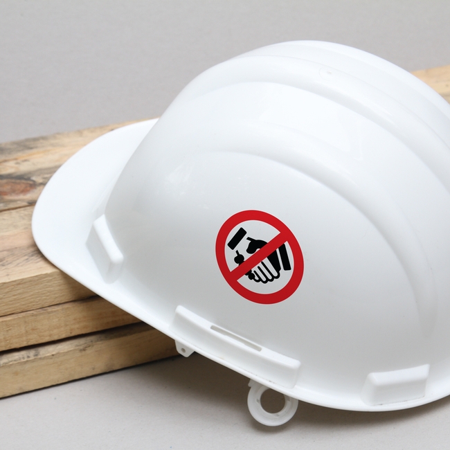 Do Not Shake Hands Helmet Labels